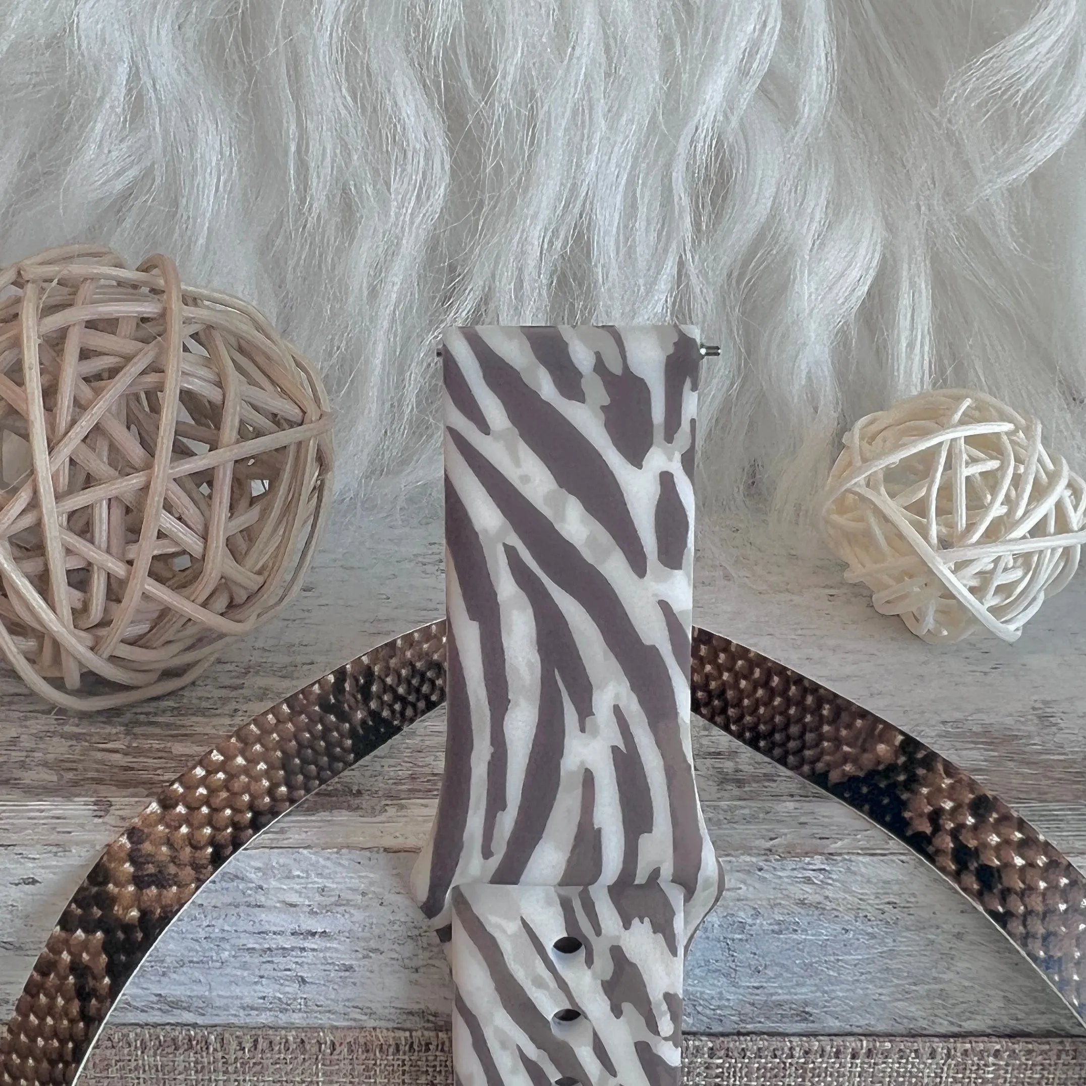 Twisted Animal Print Silicone Band For Samsung Watch